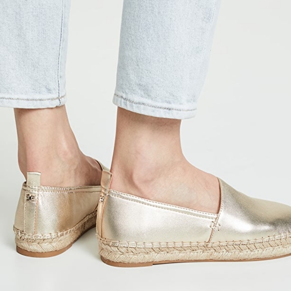 Sam Edelman Shoes - Sam Edelman Khloe Espadrilles Slip On Sandals Metallic Gold Shoes